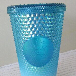Teal Starbucks Tumbler -Straw missing